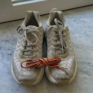 Hoka outdoor voices with original laces